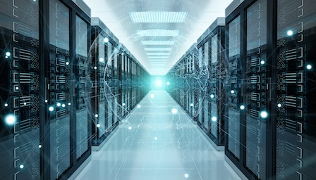 Servers in a room
